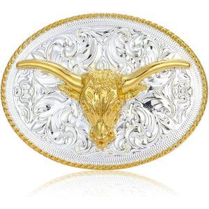 Men Cowboy Animal Pattern Eagle Belt Buckle